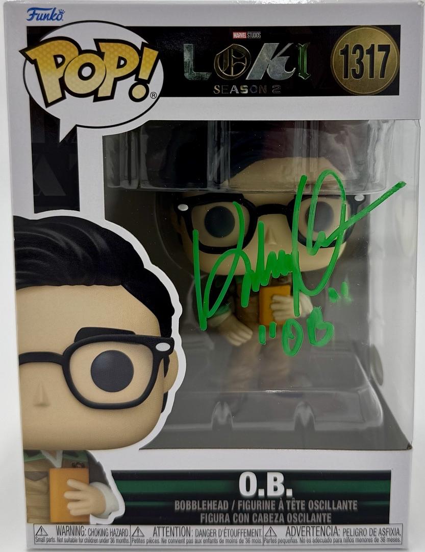 Ke Huy Quan signed "O.B." Funko Pop #1317 (Loki) - JSA COA
